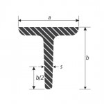 Profil T laminat